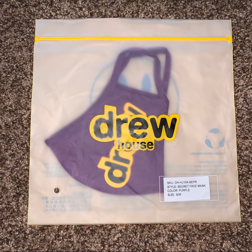 NEW DrewHouse Justin Bieber Mask Face Covering